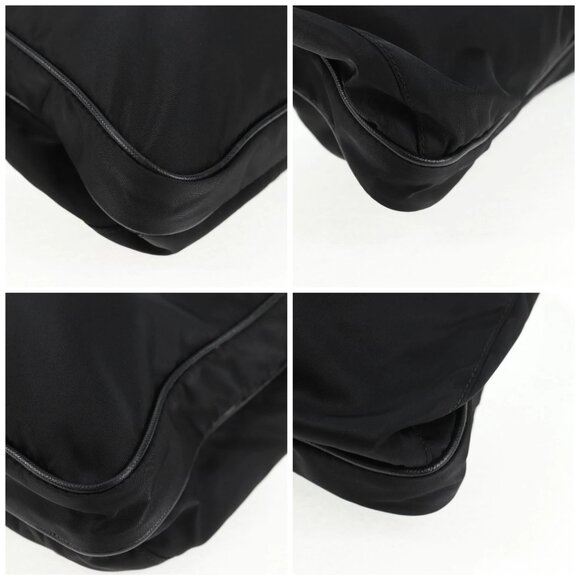 PRADA Shoulder Bag Nylon Black Silver Auth 144435V - Picture 16 of 16